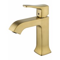 Смеситель для раковины WONZON & WOGHAND-коллекция FLEX, Брашированное золото (WW-88018072-BG)