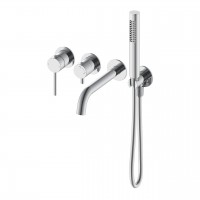 Смеситель для ванны встраиваемый WONZON & WOGHAND-коллекция STICK, Хром (WW-889017-CR)
