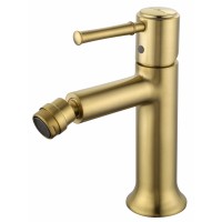 Смеситель для биде WONZON & WOGHAND-коллекция TOR, Брашированное золото (WW-88016073-BG)