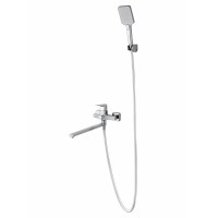 Смеситель для ванны WONZON & WOGHAND-коллекция FLEX, Хром (WW-639906-CR)