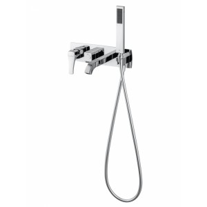 Смеситель для ванны встраиваемый WONZON & WOGHAND-коллекция FLEX, Хром (WW-88889072-CR)