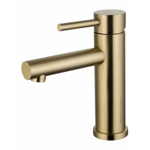 Смеситель для раковины WONZON & WOGHAND, Брашированное золото (WW-H9089-BG)