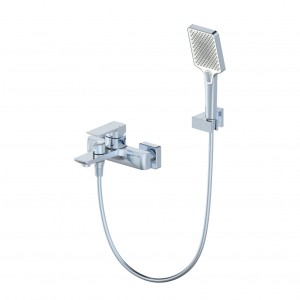 Смеситель для ванны с душем WONZON & WOGHAND-коллекция EDGE, Хром (WW-88639003A-CR)