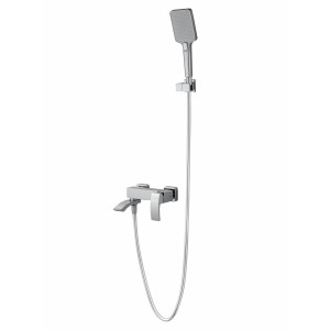 Смеситель для ванны с душем WONZON & WOGHAND-коллекция FIT, Хром (WW-88639009-CR)