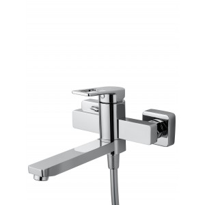 Смеситель для ванны с душем WONZON & WOGHAND-коллекция FRAME, Хром (WW-88639010-CR)