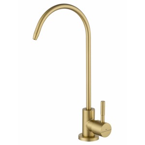 Кран для фильтрованной воды WONZON & WOGHAND,цвет-Брашированное золото (WW-AE4587-BG)