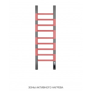 Полотенцесушитель электрический WONZON & WOGHAND-коллекция BONN, Хром (WW-AL4092-CR)