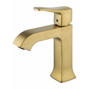 Смеситель для раковины WONZON & WOGHAND-коллекция FLEX, Брашированное золото (WW-88018072-BG)