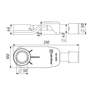 Душевой трап 90 см WONZON & WOGHAND,цвет-Брашированное золото (WW-65409M-BG)