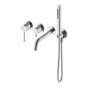 Смеситель для ванны встраиваемый WONZON & WOGHAND-коллекция STICK, Хром (WW-889017-CR)