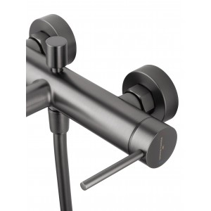 Смеситель для ванны с душем WONZON & WOGHAND-коллекция STICK, Темный графит (WW-88639017-BGM)