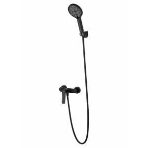 Смеситель для душа WONZON & WOGHAND,цвет-Черный матовый (WW-B2585-MB)