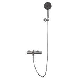 Смеситель для ванны с душем WONZON & WOGHAND-коллекция STICK, Темный графит (WW-88639017-BGM)