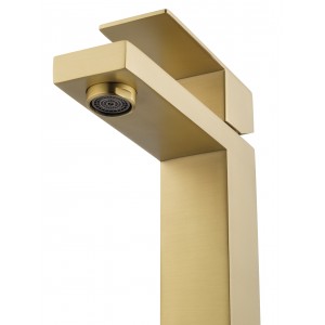 Смеситель для раковины WONZON & WOGHAND,цвет-Брашированное золото (WW-A40982-BG)