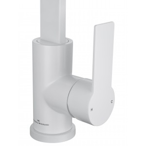 Смеситель для кухни WONZON & WOGHAND,цвет-Белый матовый (WW-AE4550-MW)