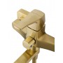 Смеситель для ванны WONZON & WOGHAND-коллекция FLEX, Брашированное золото (WW-639906-BG)