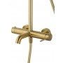 Душевая система WONZON & WOGHAND-коллекция STICK, Брашированное золото (WW-88739017-BG)
