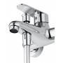 Смеситель для ванны с душем WONZON & WOGHAND-коллекция ALFA, Хром (WW-AE3204-CR)