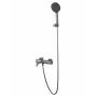 Смеситель для ванны с душем WONZON & WOGHAND-коллекция STICK, Темный графит (WW-88639017-BGM)