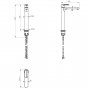 Смеситель для раковины высокий WONZON & WOGHAND,цвет-Хром (WW-H1034-CR)