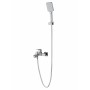 Смеситель для ванны с душем WONZON & WOGHAND-коллекция FLEX, Хром (WW-88037072-CR)