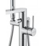 Смеситель для ванны напольного монтажа WONZON & WOGHAND-коллекция STICK, Хром (WW-88649901-CR)