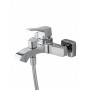 Смеситель для ванны с душем WONZON & WOGHAND-коллекция FLEX, Хром (WW-88037072-CR)