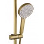 Душевая система WONZON & WOGHAND-коллекция STICK, Брашированное золото (WW-88739017-BG)