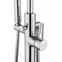 Смеситель для ванны напольного монтажа WONZON & WOGHAND-коллекция STICK, Хром (WW-88649017-CR)