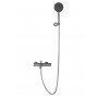 Смеситель для ванны с душем WONZON & WOGHAND-коллекция STICK, Темный графит (WW-88639017-BGM)