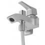 Смеситель для ванны с душем WONZON & WOGHAND-коллекция FLEX, Брашированный никель (WW-88037072-BN)