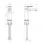 Смеситель для раковины WONZON & WOGHAND, Белый матовый (WW-H1032-MW)