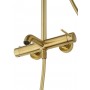 Душевая система WONZON & WOGHAND-коллекция STICK, Брашированное золото (WW-88739017-BG)